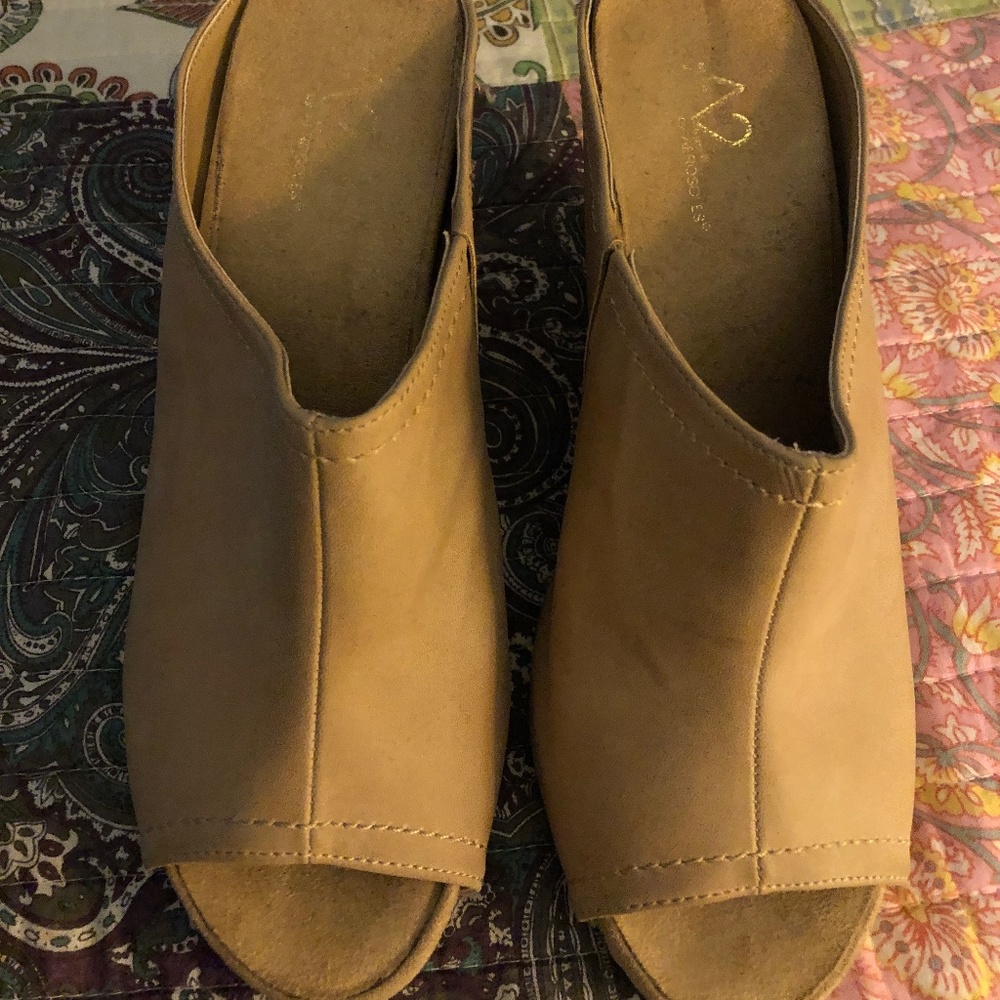 A2 by AEROSOLES Wedge Slides